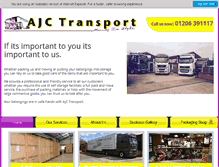 Tablet Screenshot of ajctransport.com